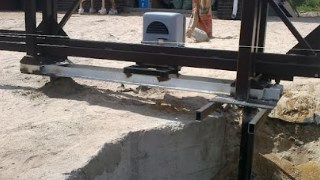 Купить сваи для ворот в Орехово-Зуево. Заказать ворота на сваях под ключ от 21326 руб